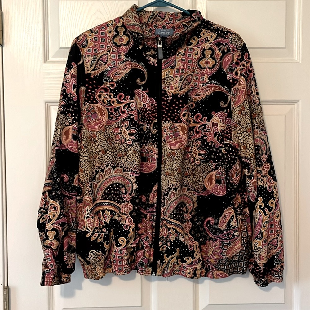 Paisley patterned, KORET sport women’s jacket extra large